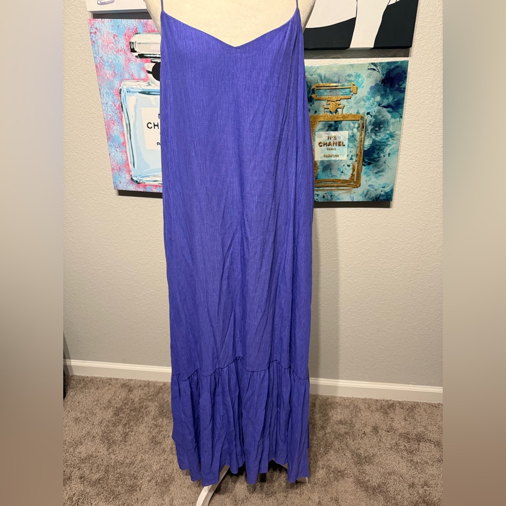 DKNY Vibrant Purple Maxi Skirt